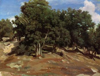 讓 巴蒂斯特 卡米耶 柯羅 Fontainebleau - Black Oaks of Bas-Breau 讓 巴蒂斯特 卡米耶 柯羅 Fontainebleau - Black Oaks of Bas-Breau